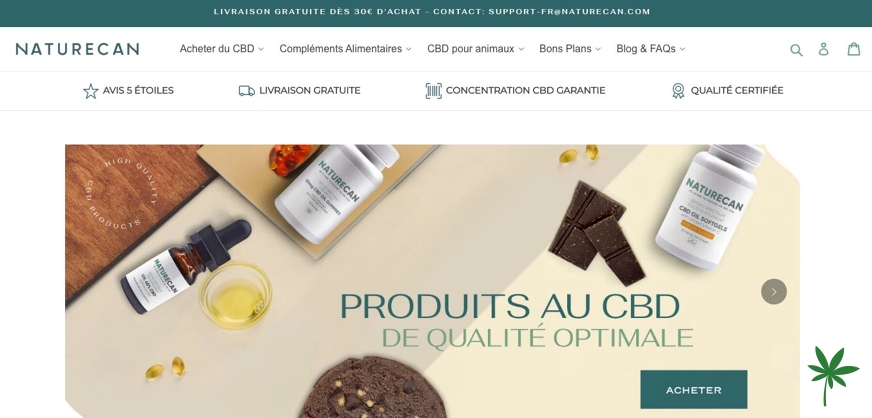 naturecan cbd chanvre huile